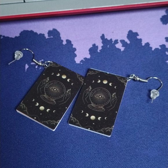 Tarot Judgement Earrings - Picture 2 of 2